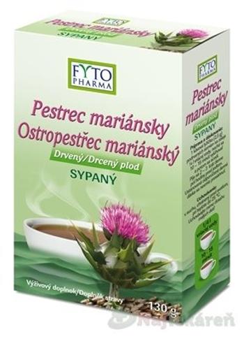 Fyto Pestrec mariánsky, drvený plod sypaný 130g