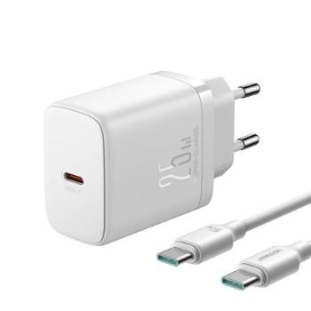 Joyroom JR-TCF11 sieťová nabíjačka USB-C 25W + kábel USB-C 1m, biela