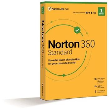 Norton 360 Standard 10 GB, VPN, 1 používateľ, 1 zariadenie, 36 mesiacov (elektronická licencia) (21435442) + ZDARMA Inštalácia na diaľku Alza služby - online instalace