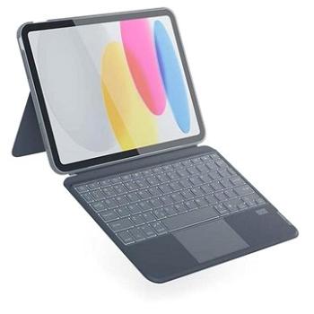 Epico klávesnica s puzdrom na Apple iPad 10.9 (2022) – QWERTY/sivá (73711101300010)