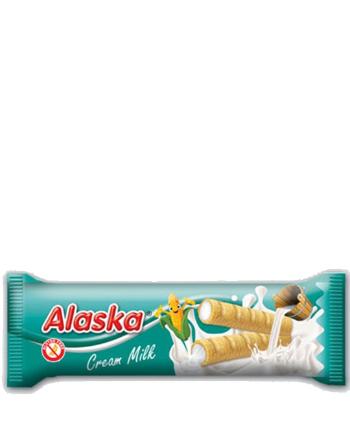 Kukuričné trubičky - mliečne ALASKA 18 g