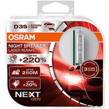 Osram Xenarc D3S Night Breaker Laser Next. gen+220 % Duo Box (66340XNN-HCB)