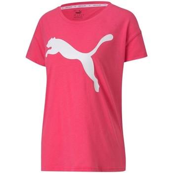 Puma  Tričká s krátkym rukávom Active Logo  Ružová