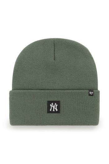 Čiapka 47brand Mlb New York Yankees zelená farba,