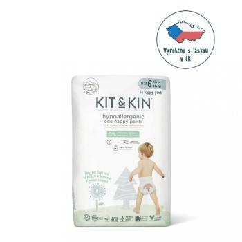 KIT & KIN Nohavičky plienkové jednorazové eko 6 (15 kg+) 18 ks