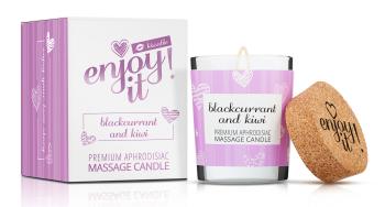 Magnetifico Power Of Pheromones Masážna sviečka Enjoy it! Blackcurrant and Kiwi (Massage Candle) 70 ml