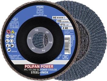 PFERD 67784115 Ozubená podložka POLIFAN PFC 115 Z 40 SG POWER STEELOX Priemer 115 mm   10 ks