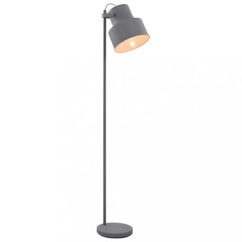 Stojaca lampa kov Dekorhome Šedá