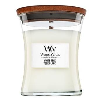 Woodwick White Teak vonná sviečka 275 g