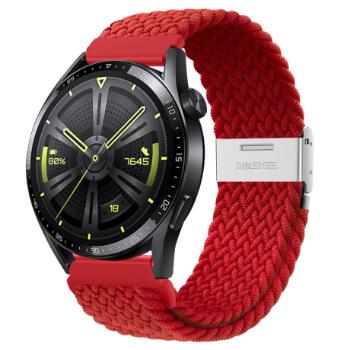 BStrap Elastic Nylon 2 remienok na Xiaomi Amazfit GTR Mini, red