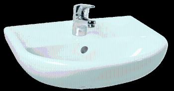 Nábytkové umývadlo Jika Lyra plus 60x46 cm otvor pre batériu uprostred H8133830001041