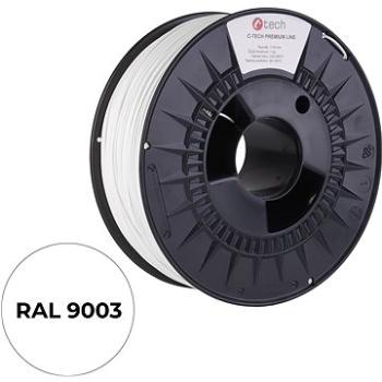 C-TECH filament PREMIUM LINE ASA dopravná biela RAL9003 (3DF-P-ASA1.75-9003)