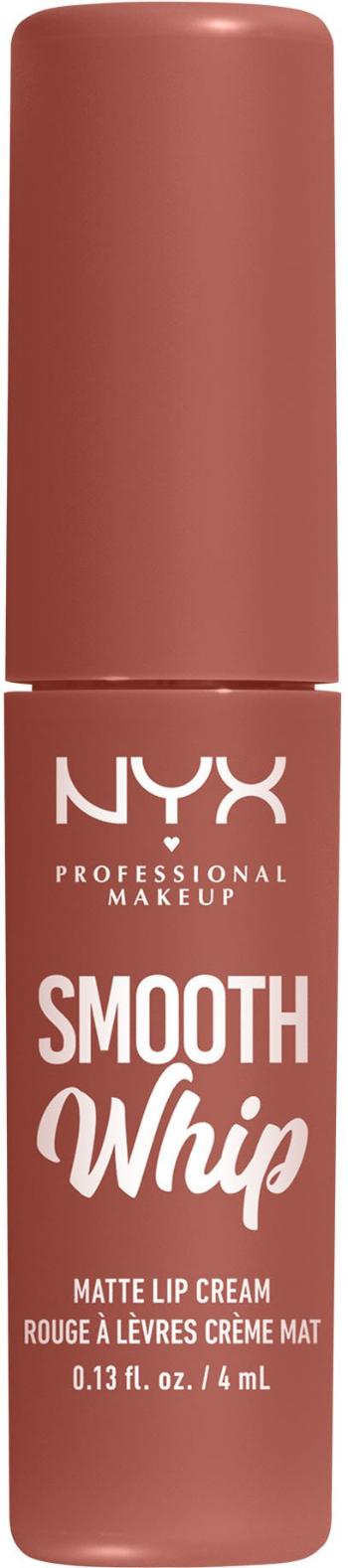 NYX Professional Makeup Smooth Whip Matte Lip Cream 04 Teddy Fluff matný tekutý rúž, 4 ml