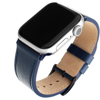 FIXED Leather Strap pre Apple Watch 42/44/45/Ultra 49mm modrý (FIXLST-434-BL)