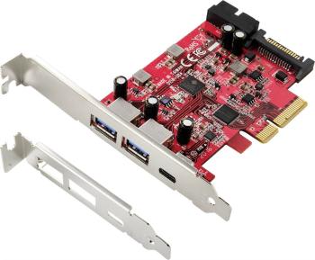 Renkforce  1 + 4 porty kontrolná karta USB 3.1 USB 3.2 Gen 2 (USB 3.1) PCIe x4