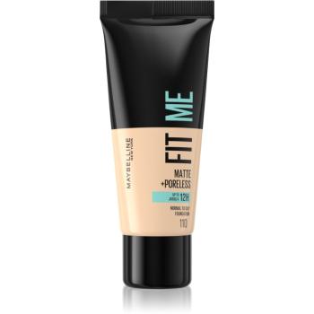 Maybelline Fit Me! Matte+Poreless zmatňujúci make-up pre normálnu až mastnú pleť odtieň 110 Porcelain 30 ml