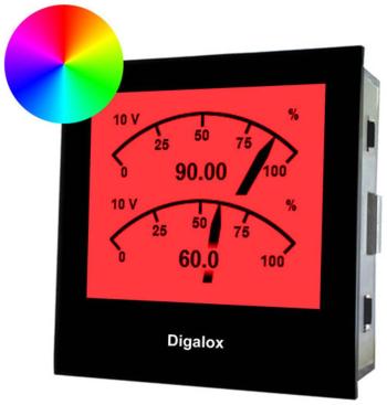 TDE Instruments DPM72-MPPV procesné ukazovateľ TDE Instruments Digalox DPM72-MPPV grafické DIN meracie zariadenie pre 2x