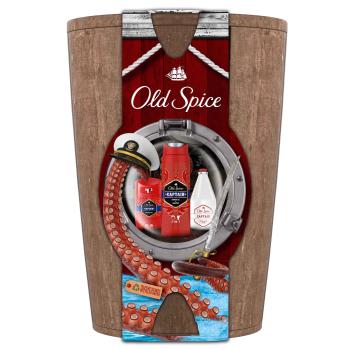 Old Spice Captain, Darčeková Súprava S Tuhým deodorantom, Sprchovým Gélom A Vodou Po Holení