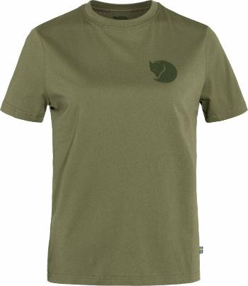 Fjällräven Fox Boxy Logo Tee W Green M