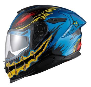 Nexx Y.100R Night Rider Sky Blue XS Prilba