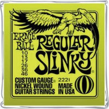 Ernie Ball struny na elektrickú gitaru EB2221 Regular Slinky 010-046