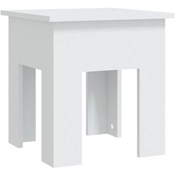 SHUMEE Konferenčný stolík biely 40 × 40 × 42 cm drevotrieska, 810244