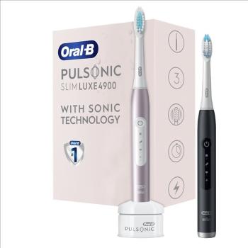 Oral-B Pulsonic SLIM LUXE 4900 Rose Gold/Matte Black Set zubných kefiek