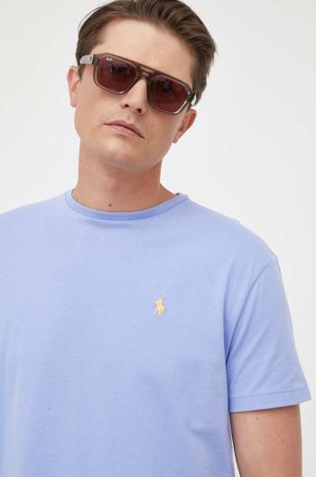 Bavlnené tričko Polo Ralph Lauren jednofarebné