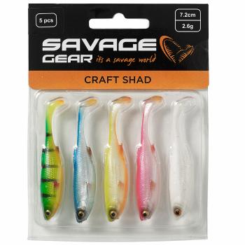 Savage gear gumová nástraha craft shad dark water mix 5 ks - 8,8 cm 4,6 g