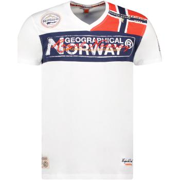 Geographical Norway  SX1130HGN-White  Tričká s krátkym rukávom Biela