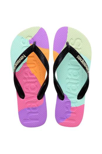 Žabky Havaianas TOP LOGOMANIA čierna farba, 4147526.0090