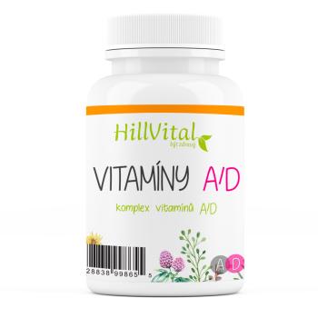 HillVital | Vitamíny A+D na vlasy, nechty a pleť 100 kapsúl