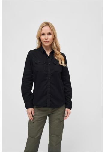 Brandit Ladies Vintageshirt Longsleeve black - 4XL