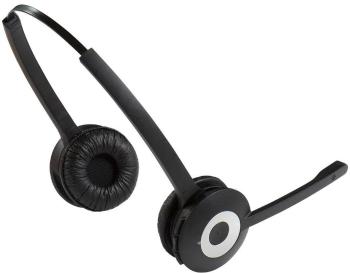 Jabra Pro 930 MS náhlavná sada stereo DECT, s USB bezdrôtový na ušiach čierna