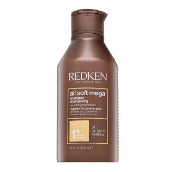 Redken All Soft Mega Shampoo uhladzujúci šampón pre hrubé a nepoddajné vlasy 300 ml