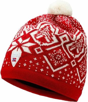 Dale of Norway Winterland Unisex Merino Wool Hat Raspberry/Off White/Red Rose UNI Lyžiarska čiapka