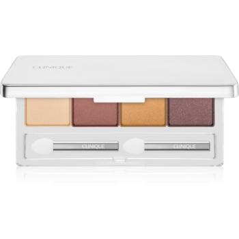 Clinique All About Shadow™ Quad paletka očných tieňov odtieň Morning Java - Shimmer 3,3 g