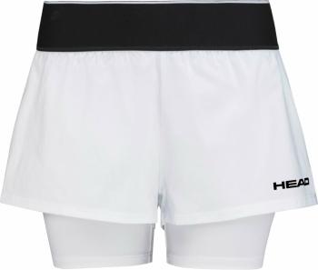 Head Dynamic Shorts Women White L Tenisové šortky