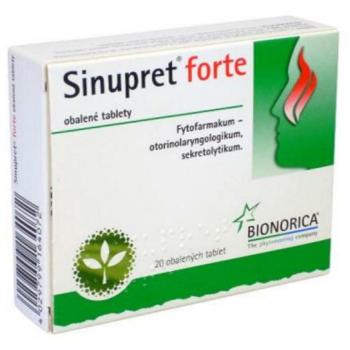 SINUPRET forte 20 tabliet