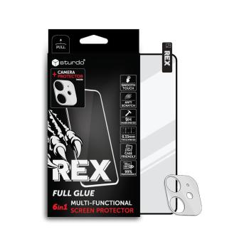 Sturdo Rex protective glass + Camera protection iPhone 11, Full Glue, 6v1