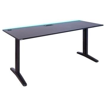 SYBERDESK ULTRA XXL, 165 × 68 × 74 – 75 cm, LED, Cable Organisation System, čierny (70-H0O2-FLLH)