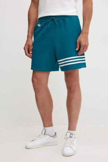 Šortky adidas Originals Adicolor pánske, tyrkysová farba, JF9150