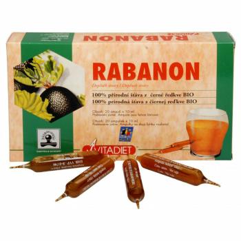 VITADIET Rabanon extrakt z čiernej reďkovky 20 x10 ml BIO