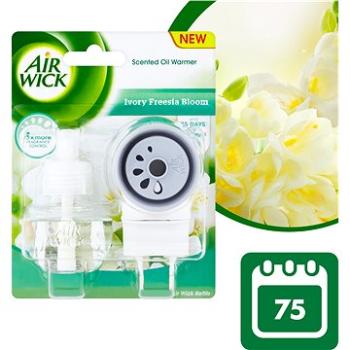 AIR WICK elektrický osviežovač vzduchu, strojček a náplň, Biele kvety 19 ml (5900627073140)