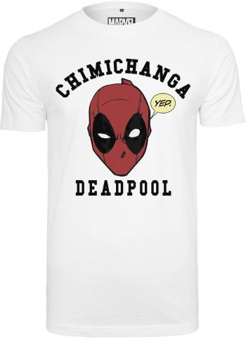 Deadpool Tričko Chimichanga White XS