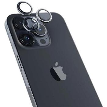 Epico Hliníkové ochranné sklo na šošovky fotoaparátu na iPhone 14 Pro/14 Pro Max vesmírne čierne (69312151300012)