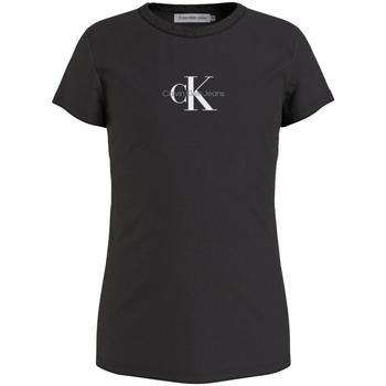 Calvin Klein Jeans  Tričká s krátkym rukávom -  Čierna