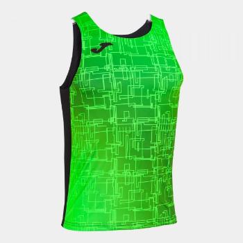 ELITE VIII TANK TOP BLACK FLUOR GREEN XS