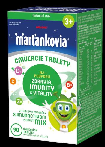 Marťankovia WALMARK s Imunactivom cmúľacie tablety 90 ks