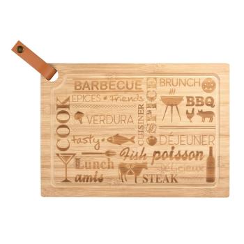 Doska na krájanie z bambusového dreva Wenko Steak Board, 39,5 x 28 cm